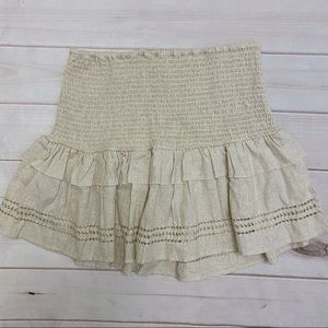 Spell and the Gypsy Lola ruched mini skirt size L